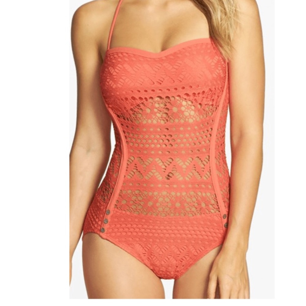 ‘Penelope’ Crocheted One Piece Swimsuit